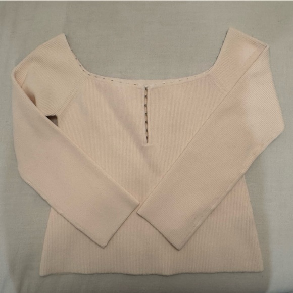 NWOT Helmut Lang Hook and Eye-Detail Ribbed Top - Picture 8 of 10
